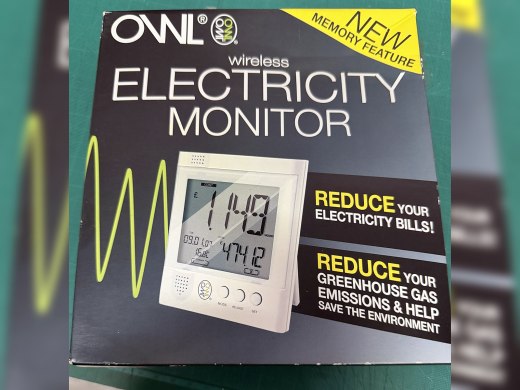 Monitor de consumo eléctrico inalámbrico OWL, nuevo